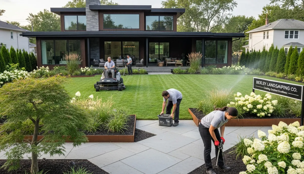 Landscaping service in Columbus, OH by Landscapers Columbus Ohio for residential and commercial properties