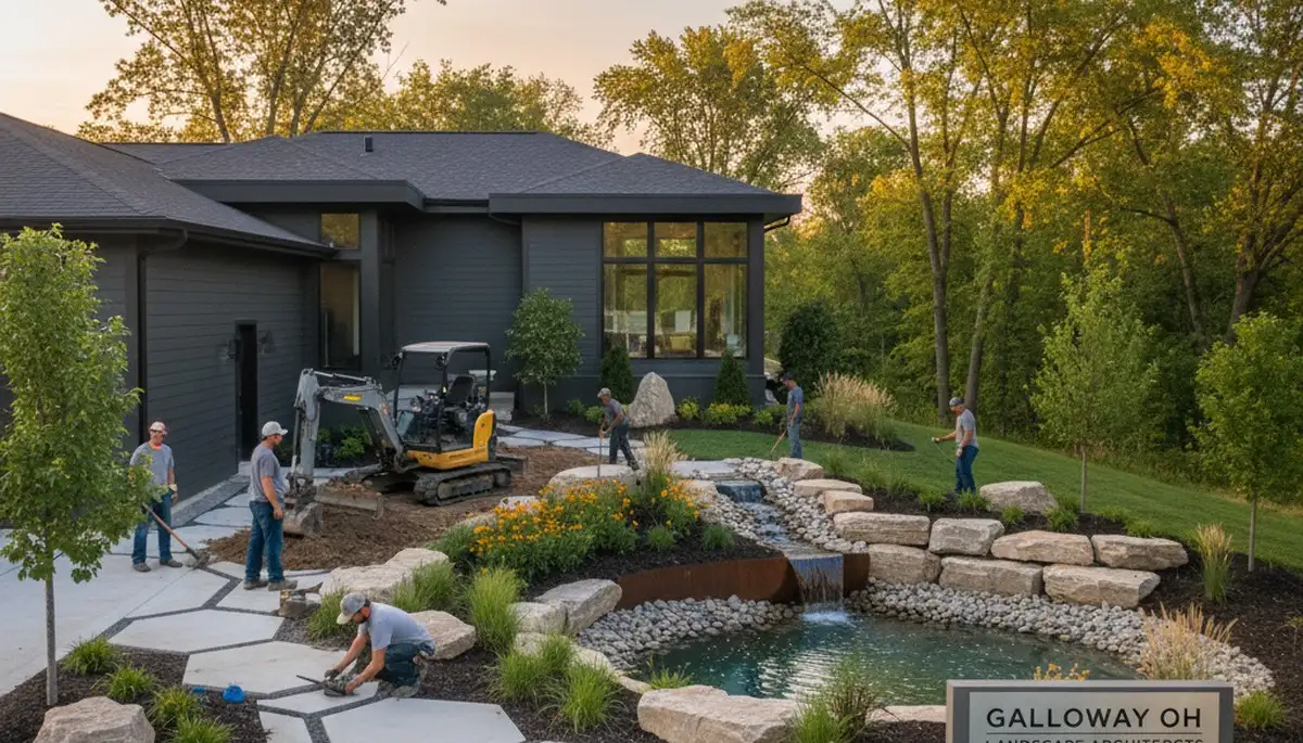 Landscaping service in Columbus, OH by a professional local landscaping company