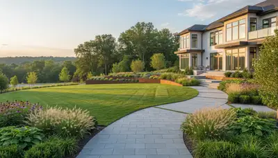 Landscaping service team in Columbus, OH providing professional yard and landscape maintenance