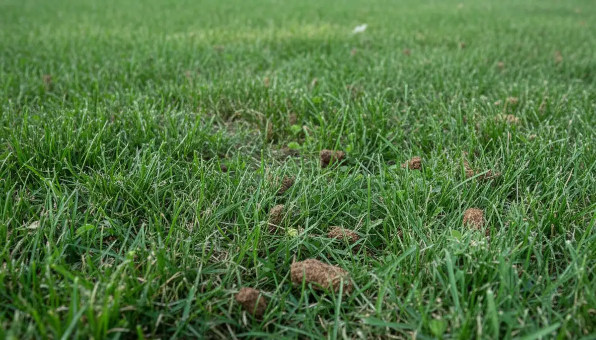 Post‑aeration lawn recovery with thicker green grass after aeration service in Columbus, OH